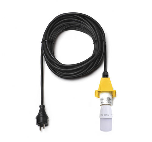Herrnhuter E27 Kabel 10m gelb/schwarz. (DE), für A4/A7 - LED