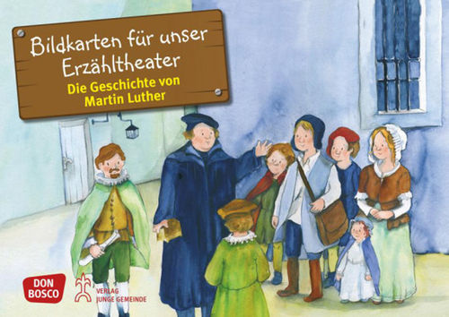 Kamishibai Bildkartenset -Die Geschichte von Martin Luther-