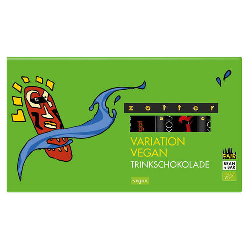 Zotter Bio+Fair Trinkschokolade Variation Vegan 110g