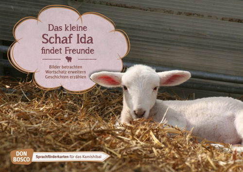Kamishibai Bildkartenset -Das kleine Schaf  findet Freunde-