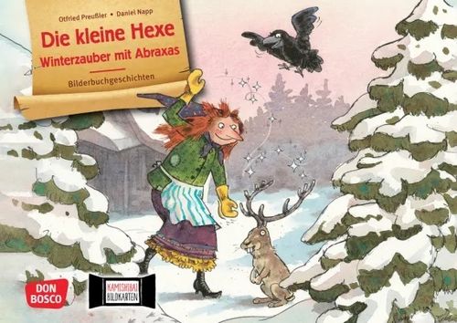 Kamishibai Bildkartenset - Die kleine Hexe - Winterzauber mit Abraxas.